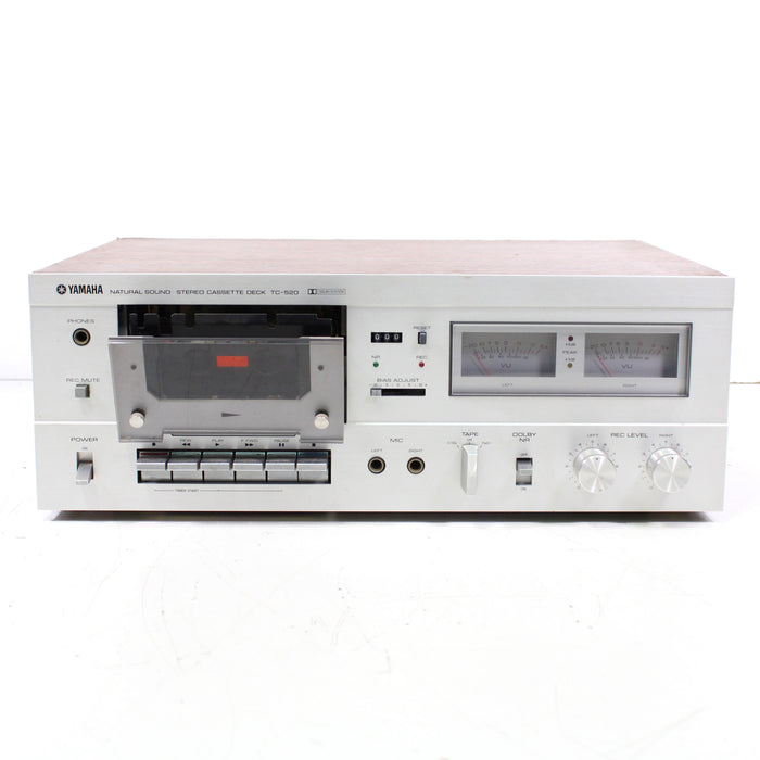 Yamaha TC-520 Single Stereo Cassette Tape Deck Silver Face-Cassette Players & Recorders-SpenCertified-vintage-refurbished-electronics