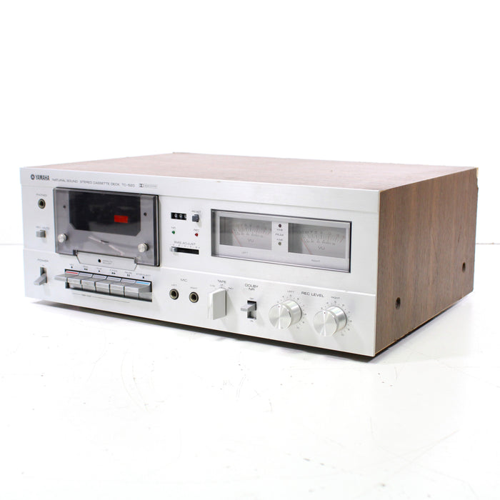 Yamaha TC-520 Single Stereo Cassette Tape Deck Silver Face-Cassette Players & Recorders-SpenCertified-vintage-refurbished-electronics