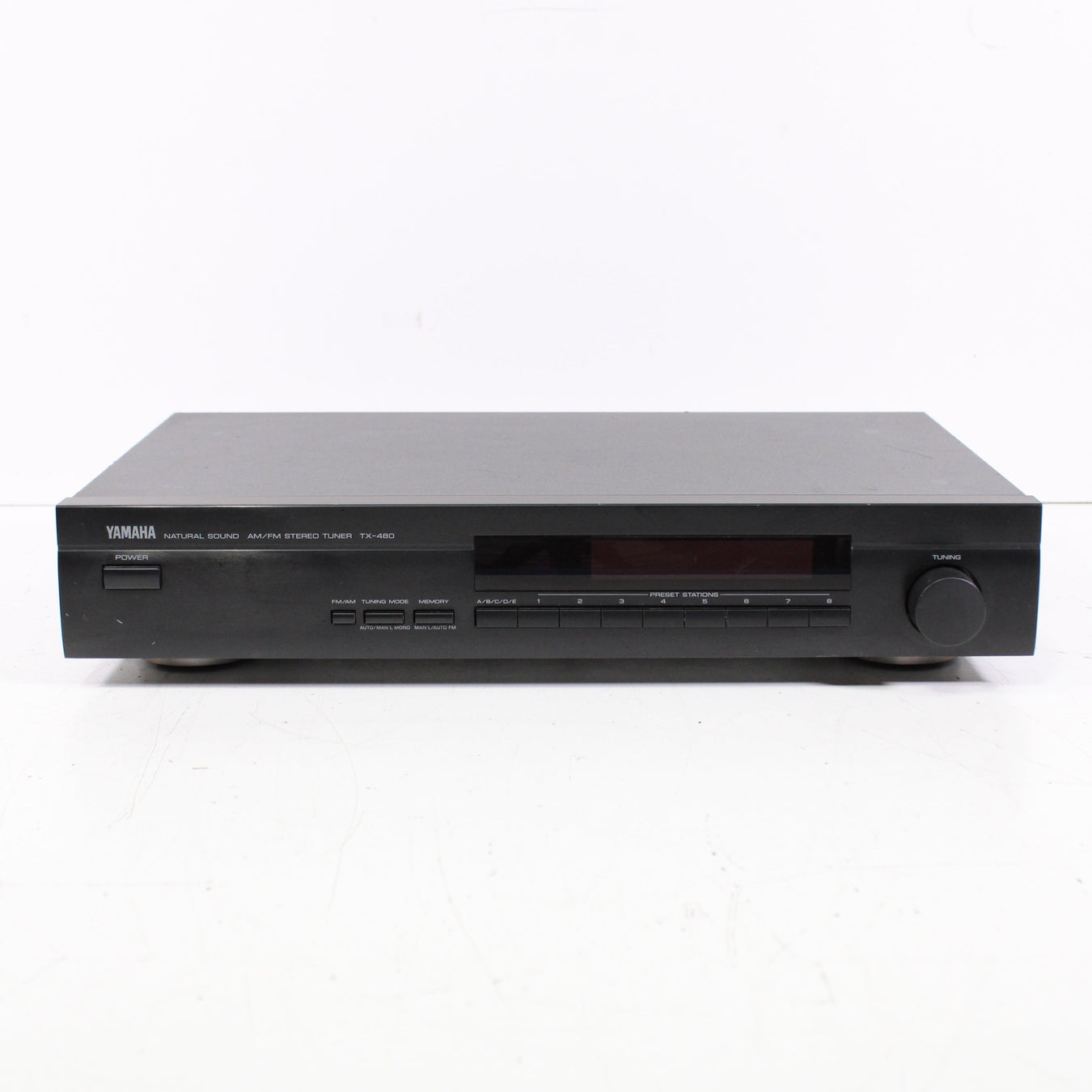 Yamaha TX-480 Natural Sound AM/FM Stereo Tuner (1992)-Stereo Tuner-SpenCertified-vintage-refurbished-electronics