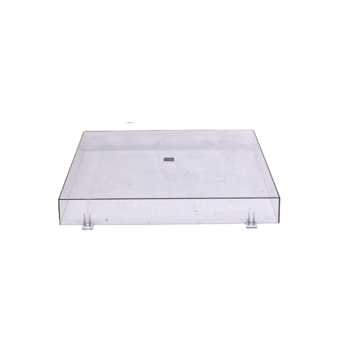 Yamaha Turntable Dust Cover Replacement Smoke Tinted Hinged Lid-Turntable Accessories-SpenCertified-vintage-refurbished-electronics