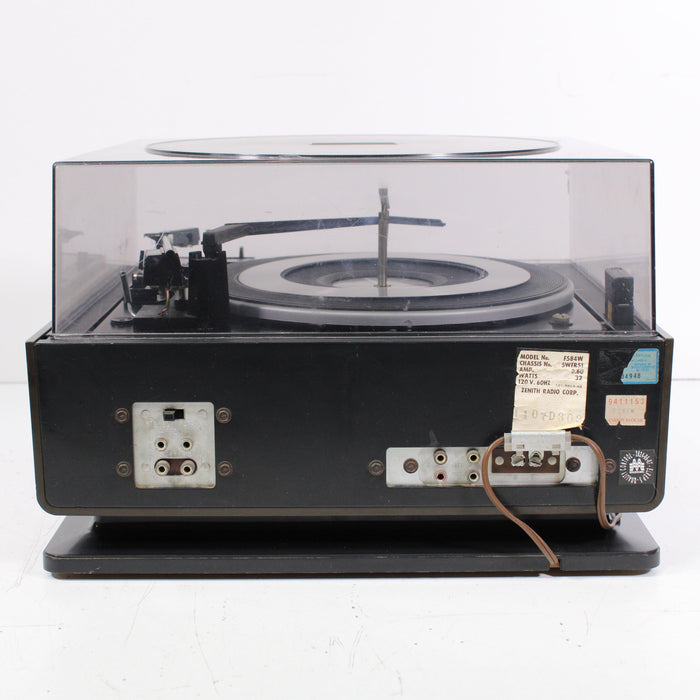 Zenith Allegro F584W 3-Speed Turntable FM Stereo System-Turntables & Record Players-SpenCertified-vintage-refurbished-electronics