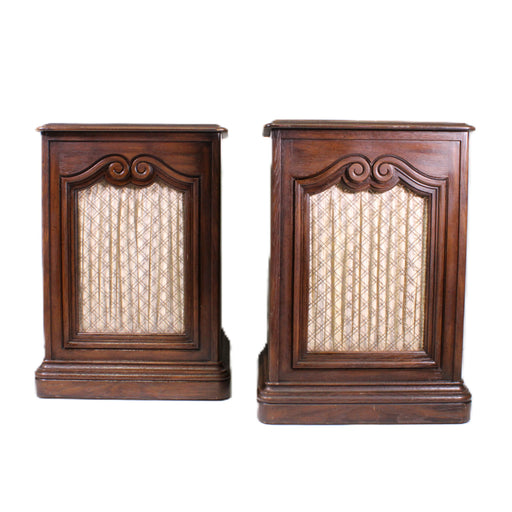 Zenith Allegro Vintage 2-Way Floor Woodgrain Speakers Pair-Speakers-SpenCertified-vintage-refurbished-electronics