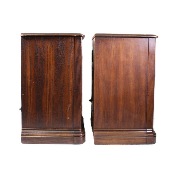 Zenith Allegro Vintage 2-Way Floor Woodgrain Speakers Pair-Speakers-SpenCertified-vintage-refurbished-electronics