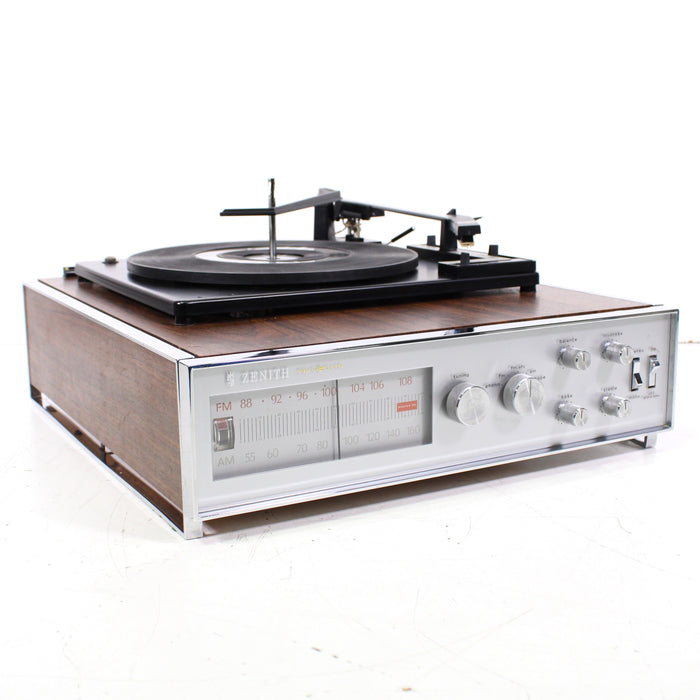 Zenith C587 All-In-One Music System Turntable AM FM Stereo Receiver-Turntables & Record Players-SpenCertified-vintage-refurbished-electronics