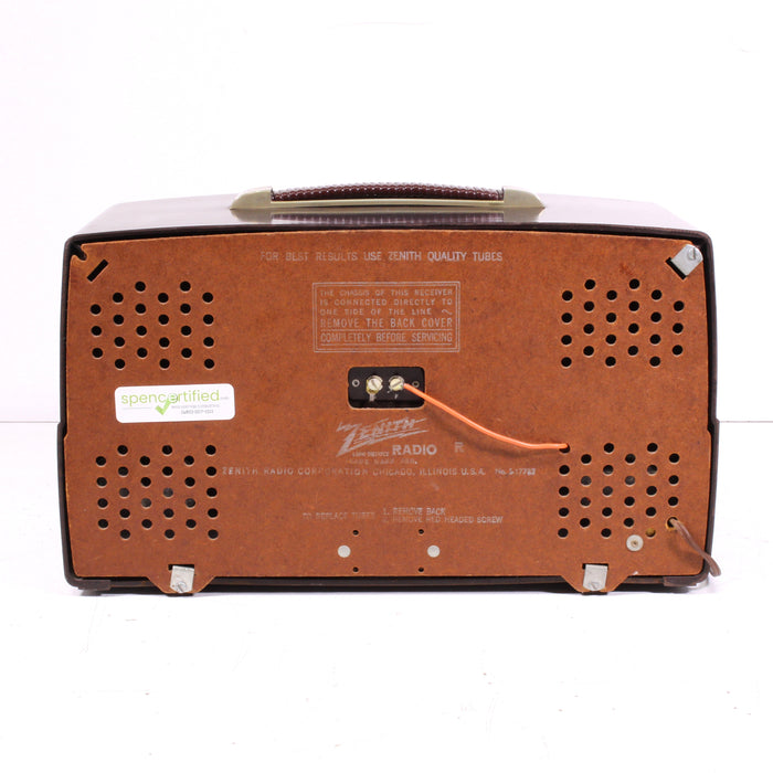 Zenith S-17787 Vintage Mid-Century AM FM Tube Radio (AS IS)-Radios-SpenCertified-vintage-refurbished-electronics