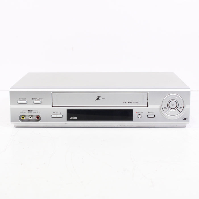 Zenith VCS442 4-Head Hi-Fi Stereo VCR VHS Player Recorder (Silver)-VCRs-SpenCertified-vintage-refurbished-electronics