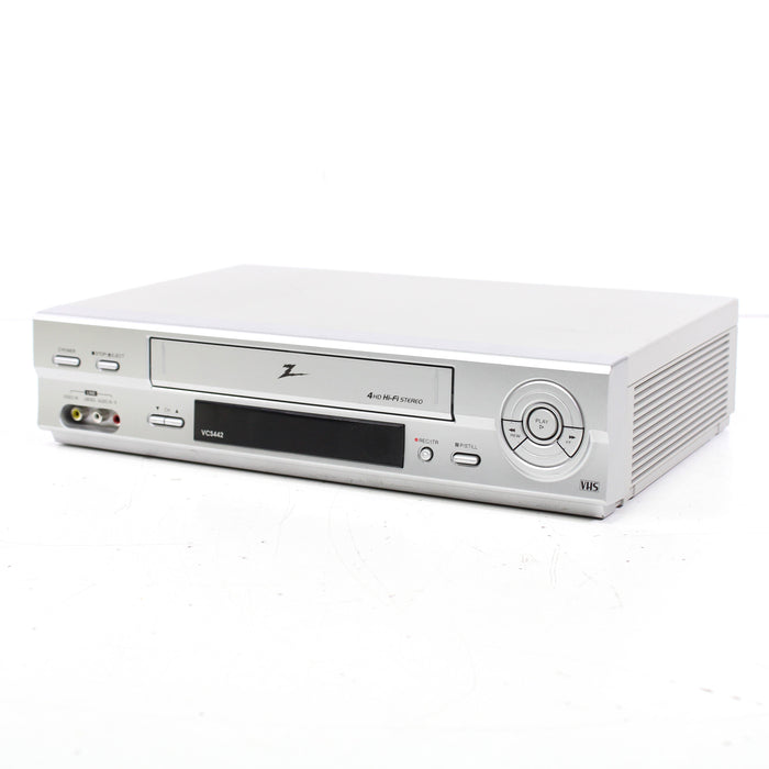 Zenith VCS442 4-Head Hi-Fi Stereo VCR VHS Player Recorder (Silver)-VCRs-SpenCertified-vintage-refurbished-electronics