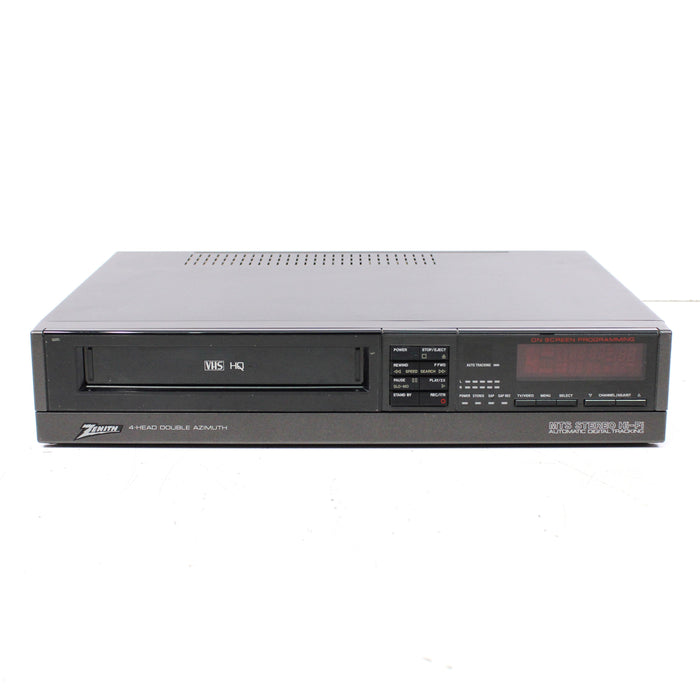 Zenith VRF510HF Rare 4-Head Double Azimuth Hi-Fi VCR VHS Player-VCRs-SpenCertified-vintage-refurbished-electronics