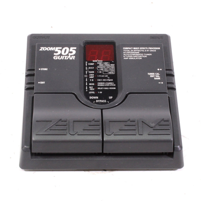 Zoom 505 Guitar Compact Multi Effects Pedal (PEDAL ONLY)-Guitar Pedals-SpenCertified-vintage-refurbished-electronics