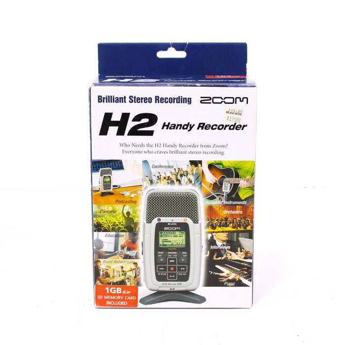 Zoom H2 Handy Portable Stereo Recorder with Original Box-Voice Recorders-SpenCertified-vintage-refurbished-electronics