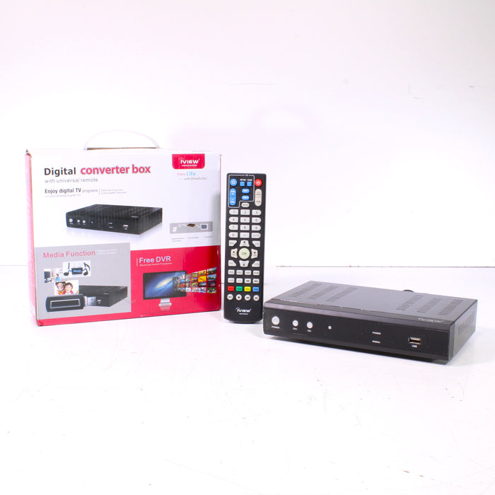 iView 3500STBII Digital Converter Box to Record Antenna to VHS/USB-TV Converter Boxes-SpenCertified-vintage-refurbished-electronics