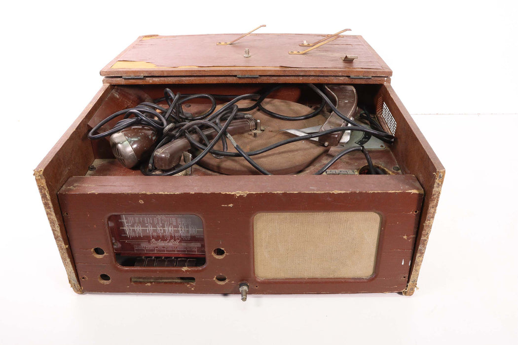 1940s Packard-Bell PhonOcord 1052 Tube Recording Mic Record Player Radio Vintage (Sell As Is)-Turntables & Record Players-SpenCertified-vintage-refurbished-electronics