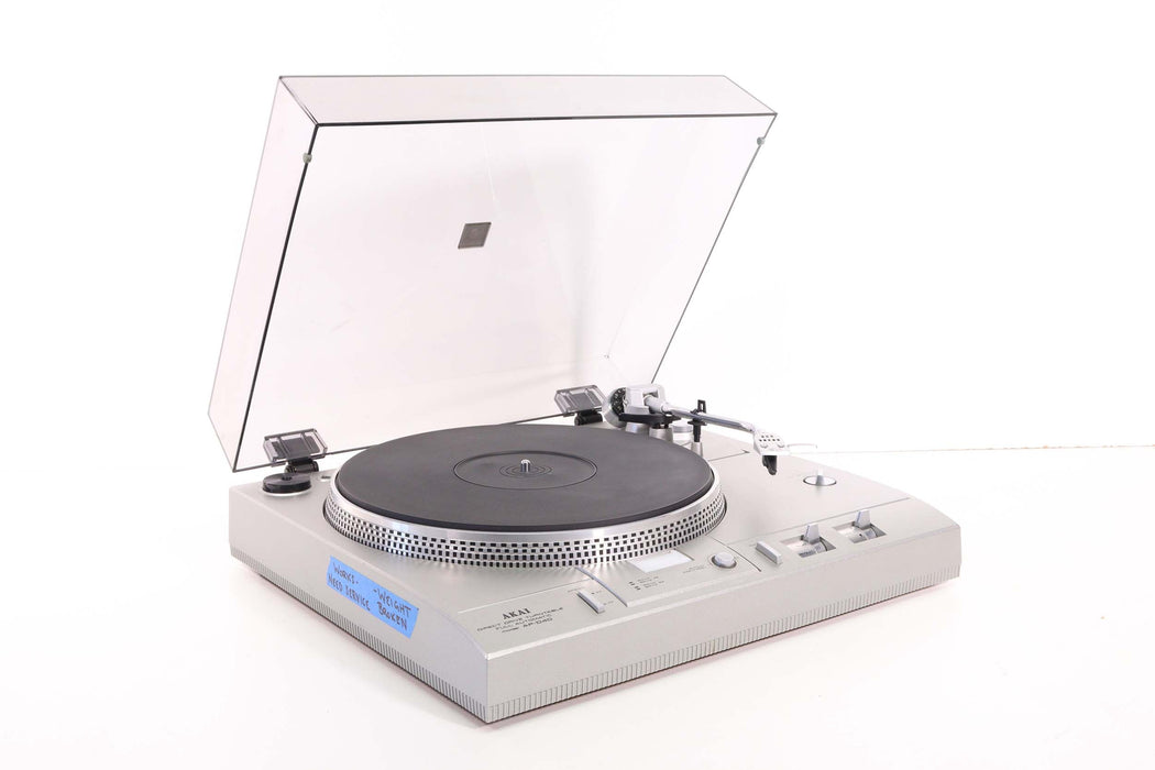 AKAI AP-D40 Direct Drive Turntable Full Automatic (Broken Weight)-Turntables & Record Players-SpenCertified-vintage-refurbished-electronics