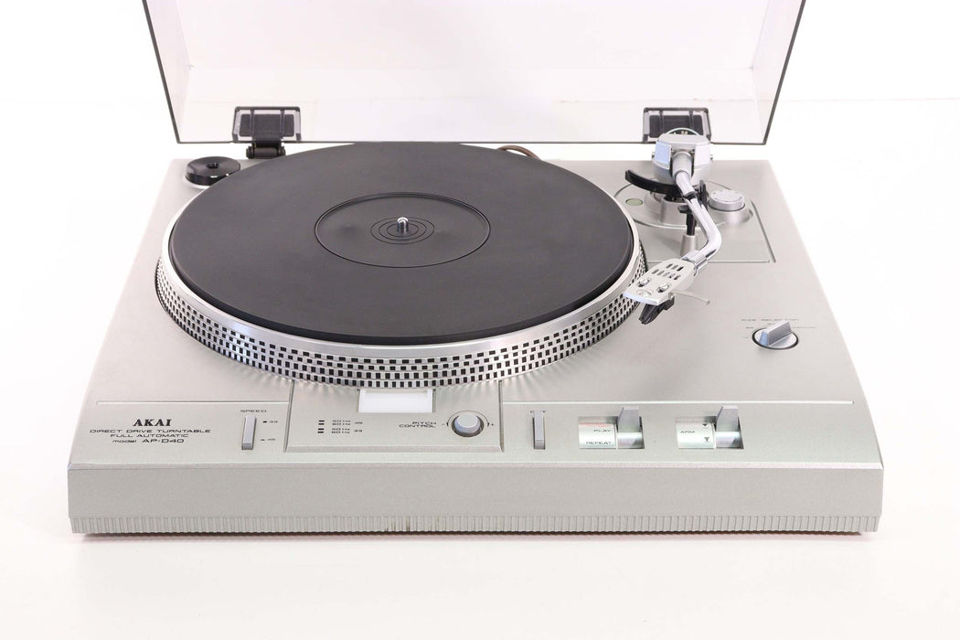 AKAI AP-D40 Direct Drive Turntable Full Automatic (Broken Weight)-Turntables & Record Players-SpenCertified-vintage-refurbished-electronics