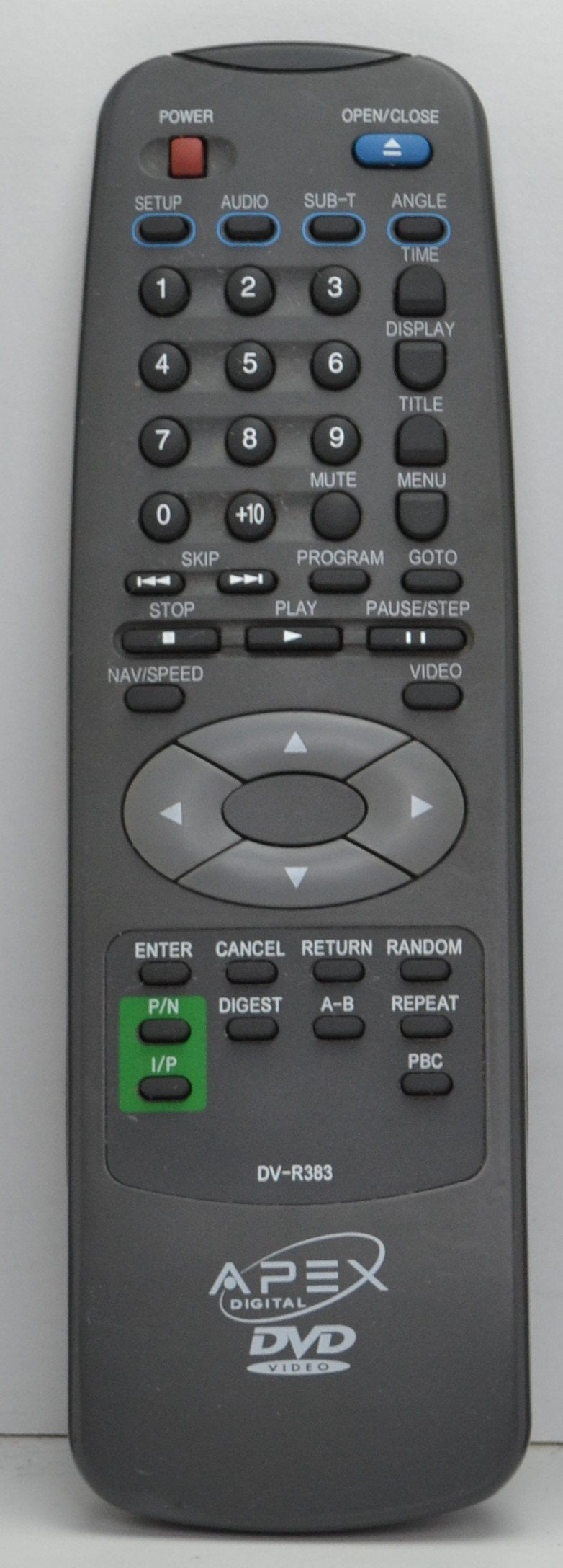 APEX DVD Player Remote Control DV-R383 Remote Control Unit Transmitter ...