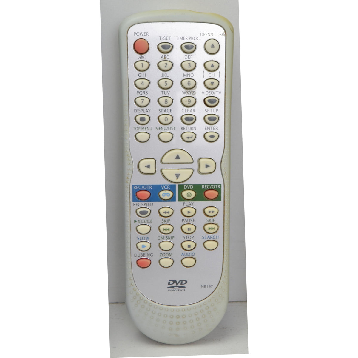 Accurian Funai Sylvania Remote Control NB197 ADR-0106 DVR90VF DVR90VG ...