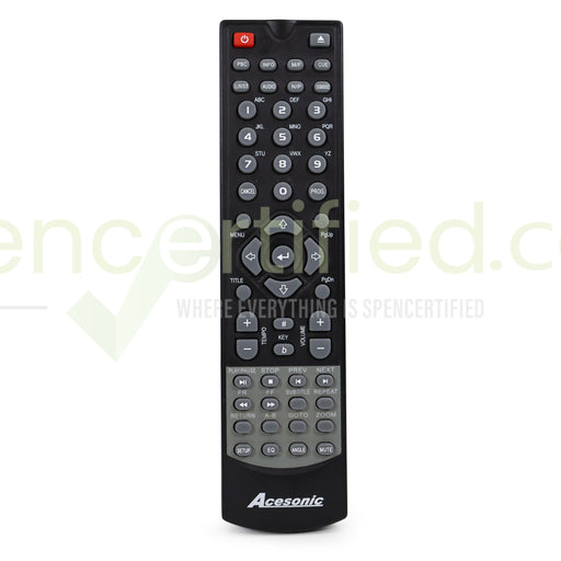 Acesonic IECR03 Karaoke Audio System Remote Control for DGX-209-Remote-SpenCertified-refurbished-vintage-electonics