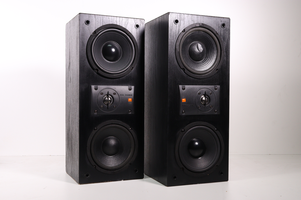 Acoustic Image GT-338 Floor Speakers Black Pair (Broken Back Tweeters)-Speakers-SpenCertified-vintage-refurbished-electronics