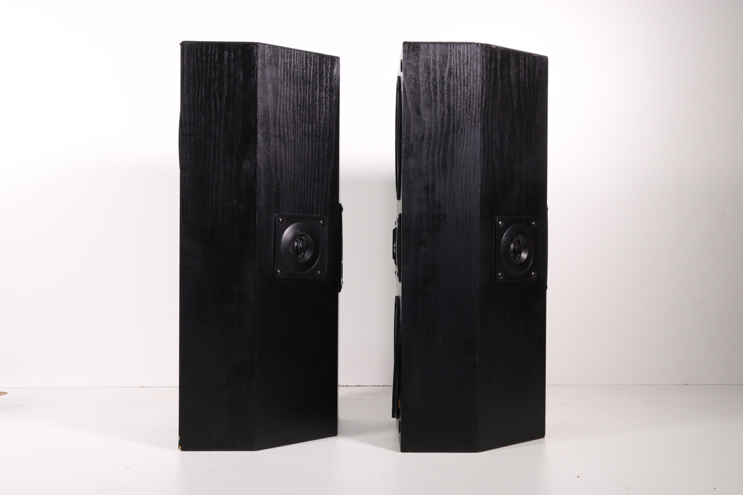 Acoustic Image GT-338 Floor Speakers Black Pair (Broken Back Tweeters)-Speakers-SpenCertified-vintage-refurbished-electronics