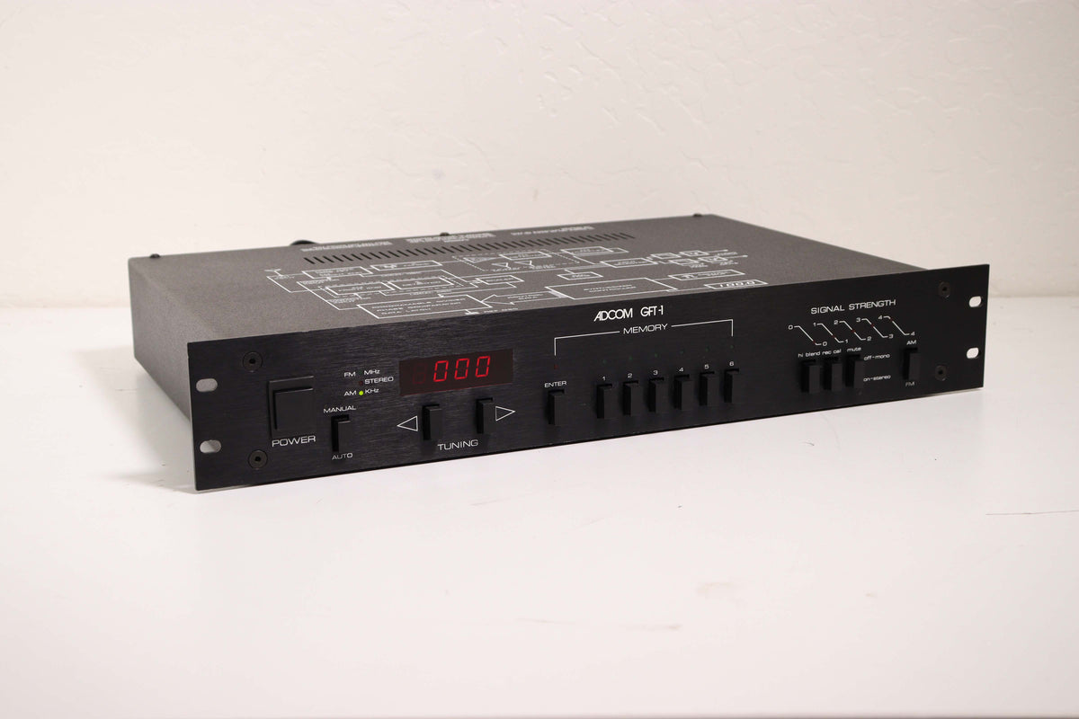 Adcom GFT-1 AM FM Stereo Tuner Rack Mount High Quality — SpenCertified