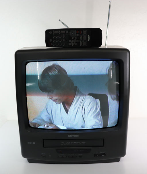 Admiral TV VCR VHS Player Combination Television GOJ 12311-Electronics-SpenCertified-vintage-refurbished-electronics