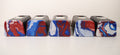 Advent Mini 5 Channel Speaker Set System Hydro-dipped Red White and Blue