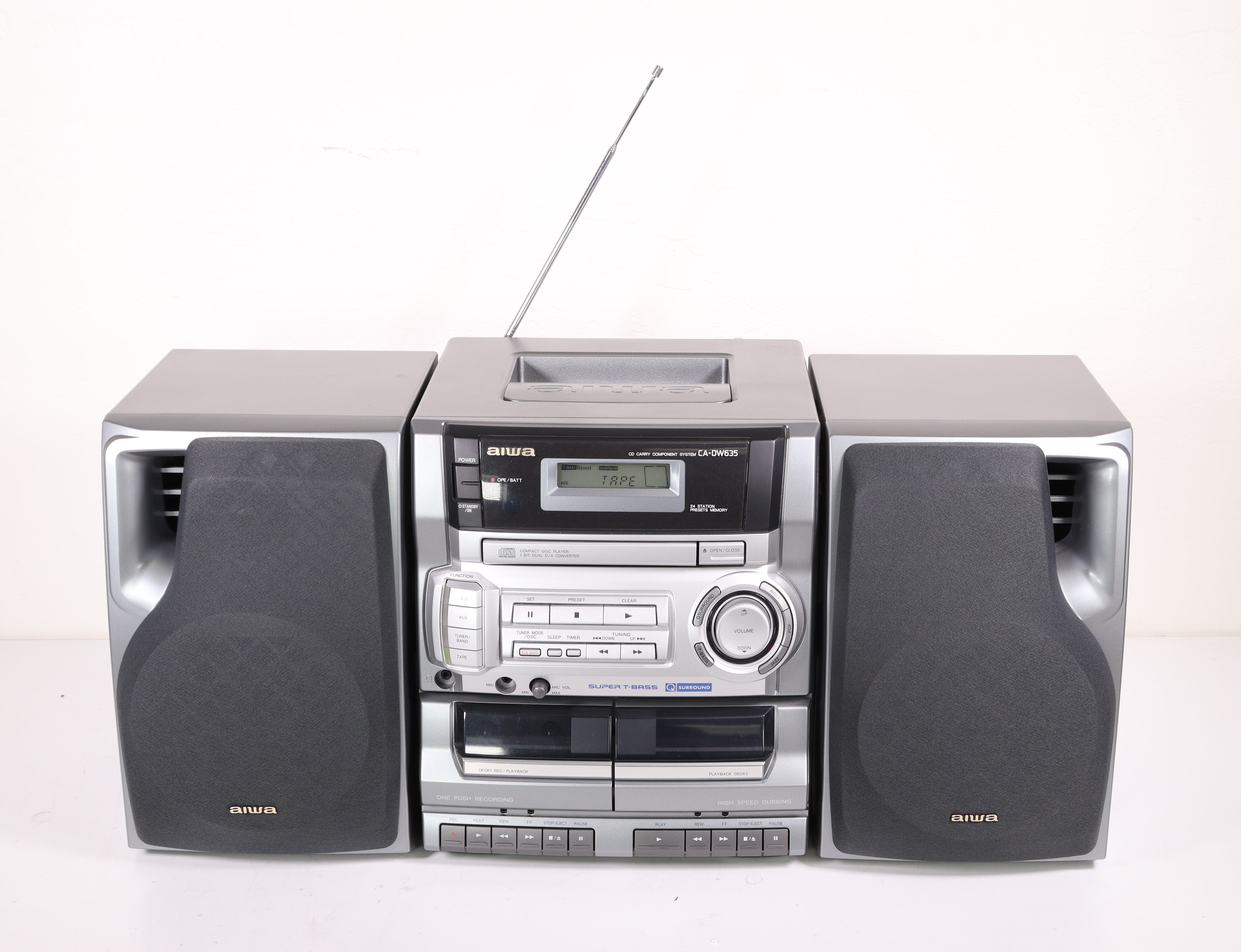RARE POSTE RADIO Ancien Vintage Stereo Cassette Tape Boombox Aiwa 990 RARE POSTE RADIO Ancien Vintage Stereo Cassette Tape Boombox Aiwa 990