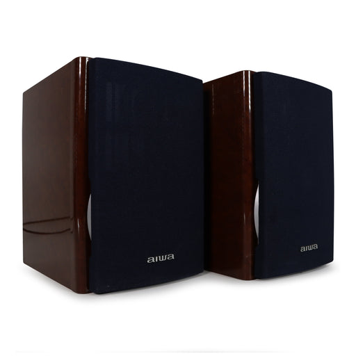 Aiwa SX-M95 Bookshelf Speakers (Small)-Electronics-SpenCertified-refurbished-vintage-electonics