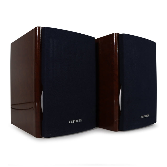 Aiwa SX-M95 Bookshelf Speakers (Small)-Electronics-SpenCertified-refurbished-vintage-electonics