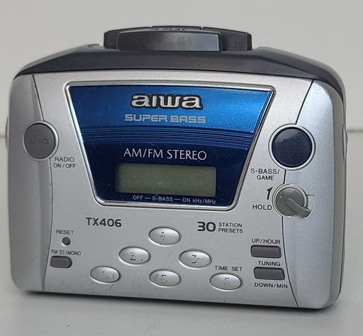 Aiwa TX406 Portable Cassette AM/FM Radio Walkman-Electronics-SpenCertified-refurbished-vintage-electonics
