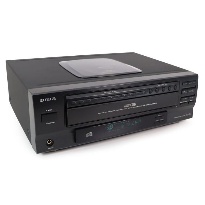 Aiwa XC-37MU 5-Disc Carousel CD Player-Electronics-SpenCertified-refurbished-vintage-electonics