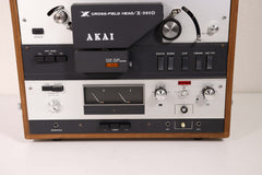 Akai X-360D Cross-Field Head Reel to Reel Tape Deck Player Recorder Vi