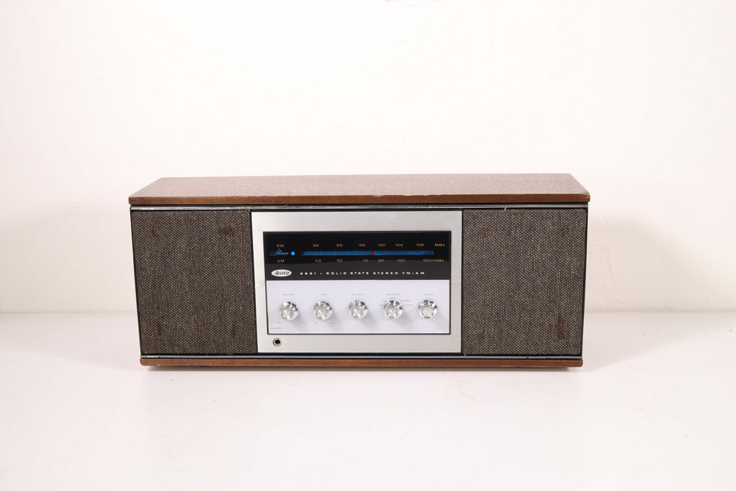 Allied 2691 Stereo FM/AM Radio Vintage Antique Receiver Built-in Speakers-AM FM Tuner-SpenCertified-vintage-refurbished-electronics