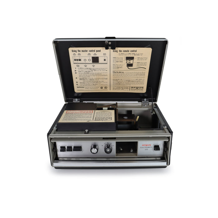 Argus Electromatic 570 Slide Projector-Electronics-SpenCertified-refurbished-vintage-electonics