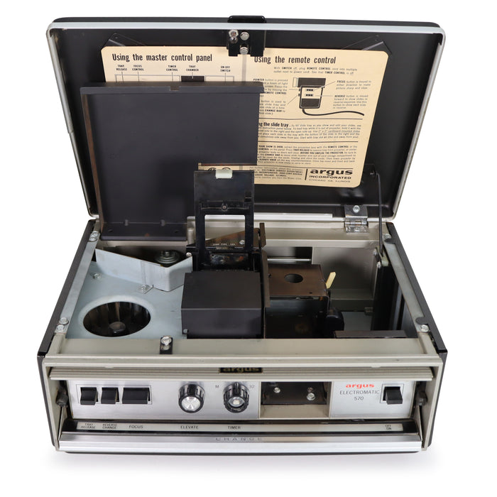 Argus Electromatic 570 Slide Projector-Electronics-SpenCertified-refurbished-vintage-electonics