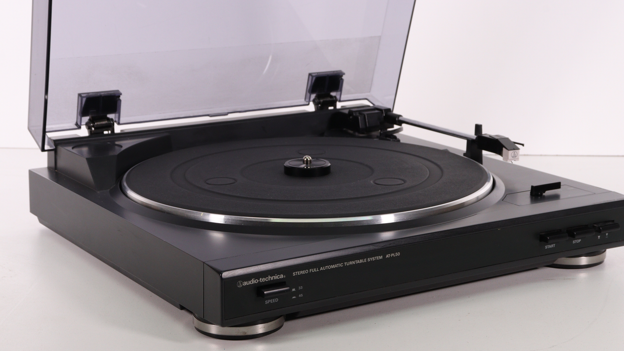 Audio-Technica Stereo Full Automatic Turntable System AT-PL50-Turntables & Record Players-SpenCertified-vintage-refurbished-electronics