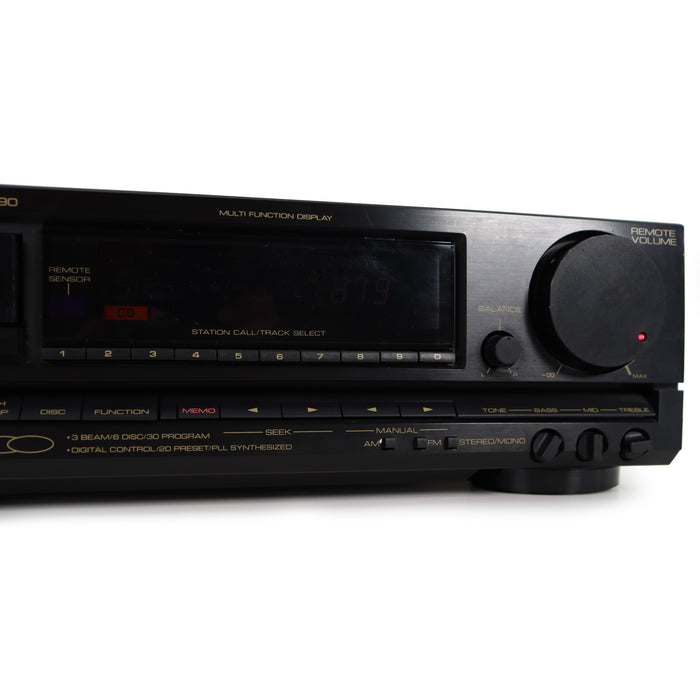 BSR MCD 8090 AM/FM Stereo Receiver and 6-Disc Magazine CD Player-Electronics-SpenCertified-refurbished-vintage-electonics