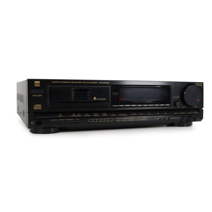 BSR MCD 8090 AM/FM Stereo Receiver and 6-Disc Magazine CD Player-Electronics-SpenCertified-refurbished-vintage-electonics