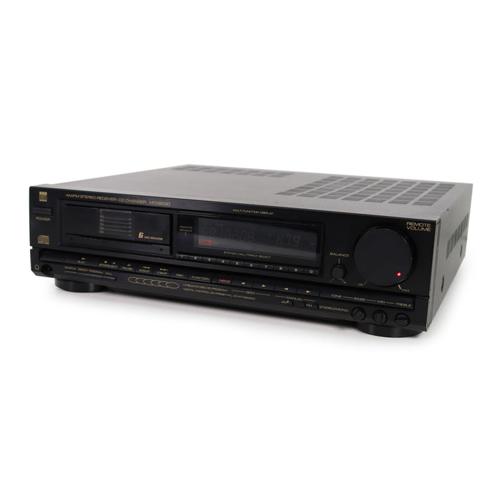 BSR MCD 8090 AM/FM Stereo Receiver and 6-Disc Magazine CD Player-Electronics-SpenCertified-refurbished-vintage-electonics