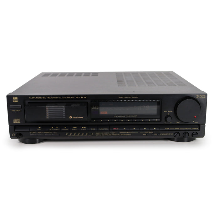 BSR MCD 8090 AM/FM Stereo Receiver and 6-Disc Magazine CD Player-Electronics-SpenCertified-refurbished-vintage-electonics