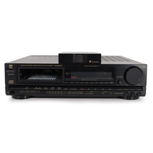 BSR MCD 8090 AM/FM Stereo Receiver and 6-Disc Magazine CD Player-Electronics-SpenCertified-refurbished-vintage-electonics
