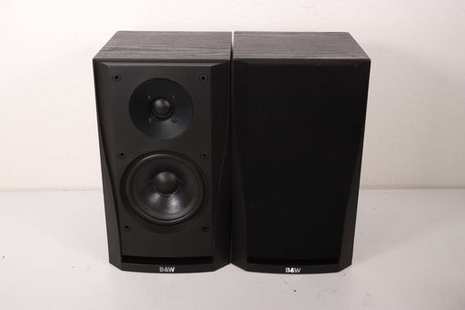 B&W DM302 Bookshelf Speaker Pair System Small Black Prism System-Speakers-SpenCertified-vintage-refurbished-electronics