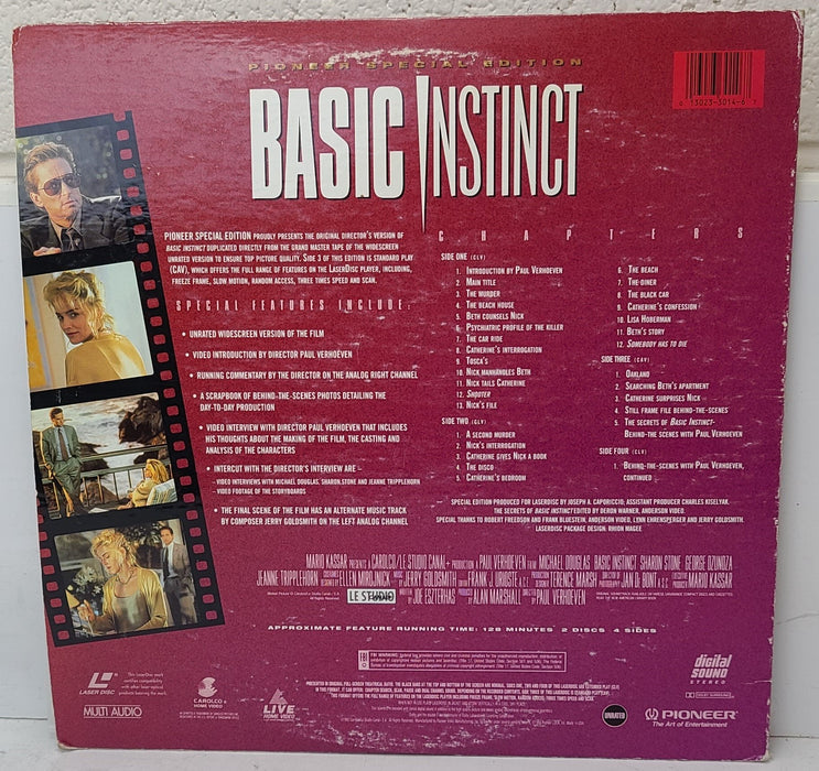 Basic Instinct LaserDisc Movie-Electronics-SpenCertified-refurbished-vintage-electonics