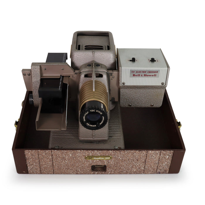 Bell & Howell Model 703 Electric Changer Slide Projector-Electronics-SpenCertified-refurbished-vintage-electonics