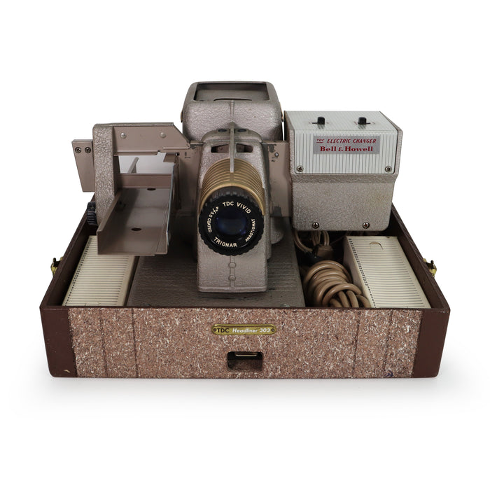 Bell & Howell Model 703 Electric Changer Slide Projector-Electronics-SpenCertified-refurbished-vintage-electonics