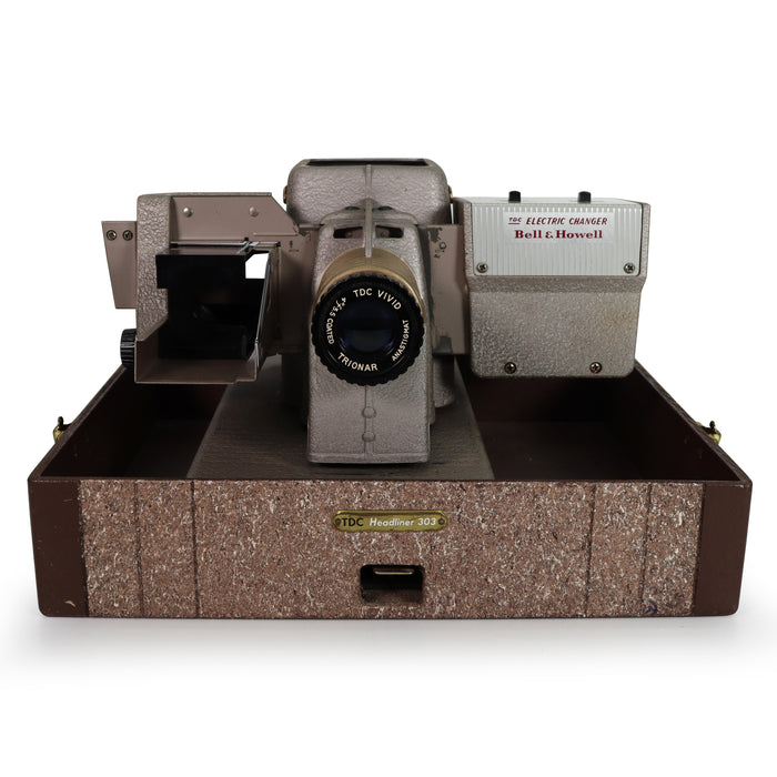 Bell & Howell Model 703 Electric Changer Slide Projector-Electronics-SpenCertified-refurbished-vintage-electonics