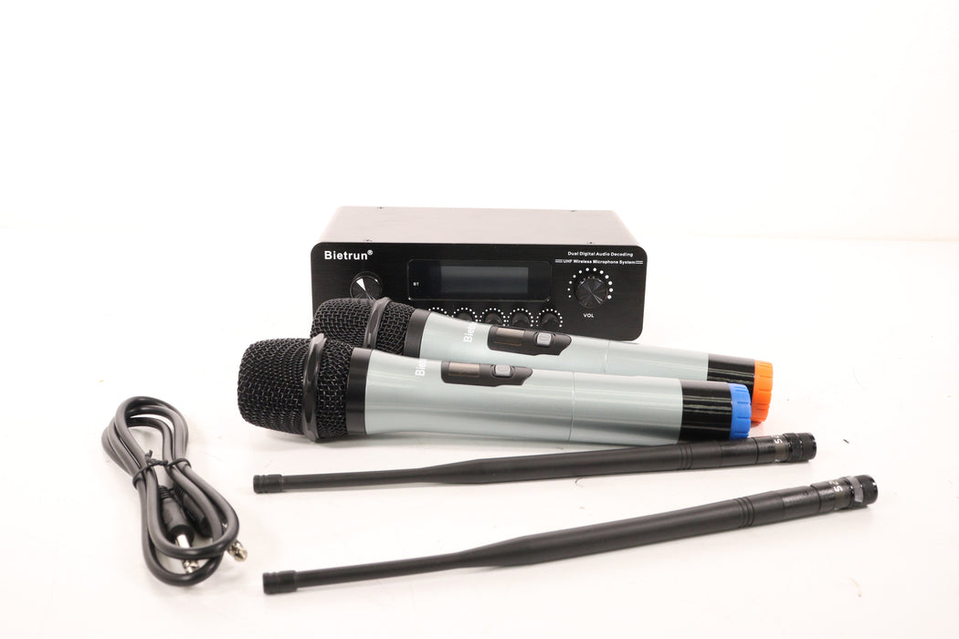 Bietrun UHF Wireless Microphone System-audio-SpenCertified-vintage-refurbished-electronics