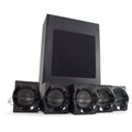 Blackweb BWA18SB003 + AV62981-SW 1000-Watt 5.1 Channel Receiver Home Theater System With BT Bluetooth