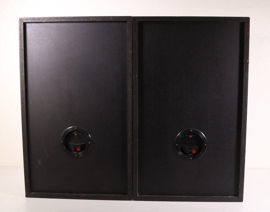 Bookshelf Speaker Pair Dark Brown Wood-Speakers-SpenCertified-vintage-refurbished-electronics