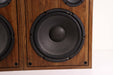 Bookshelf Speaker Pair Dark Brown Wood-Speakers-SpenCertified-vintage-refurbished-electronics